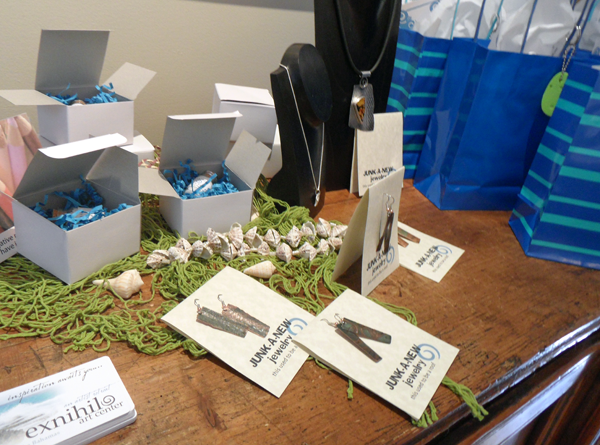 Island Salt, JUNK-A-NEW Jewelry, and other goodies. Exnihilo Retreat Party